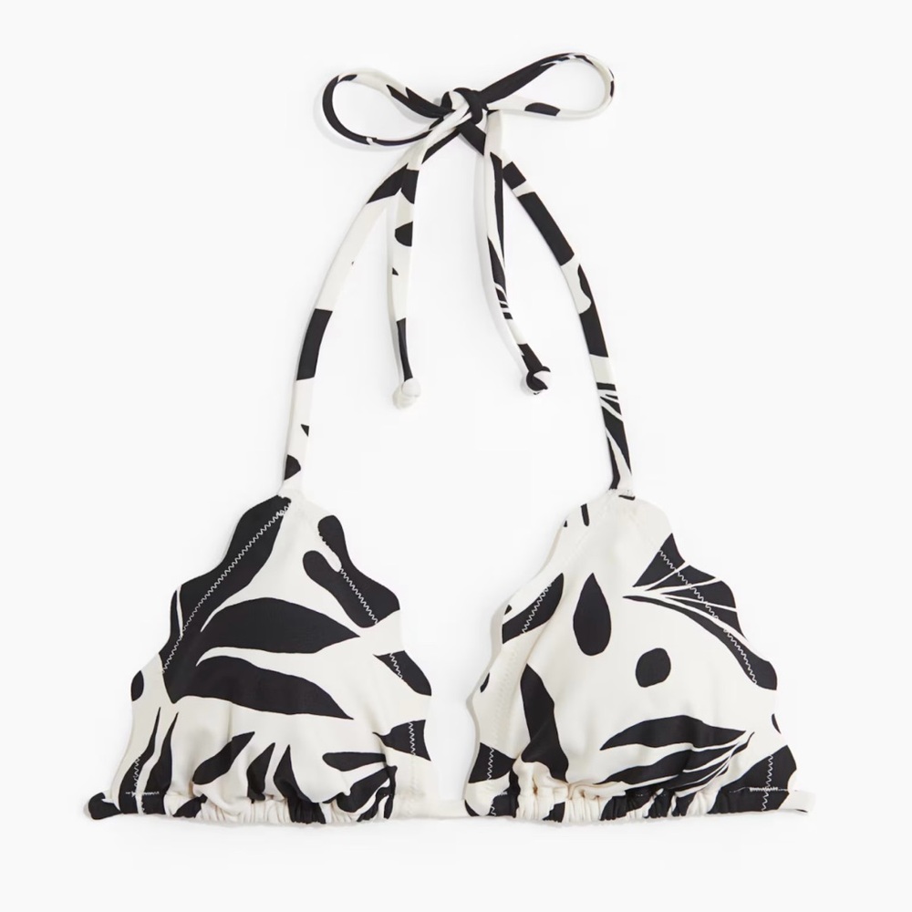 NWT H&M padded triangle bikini top